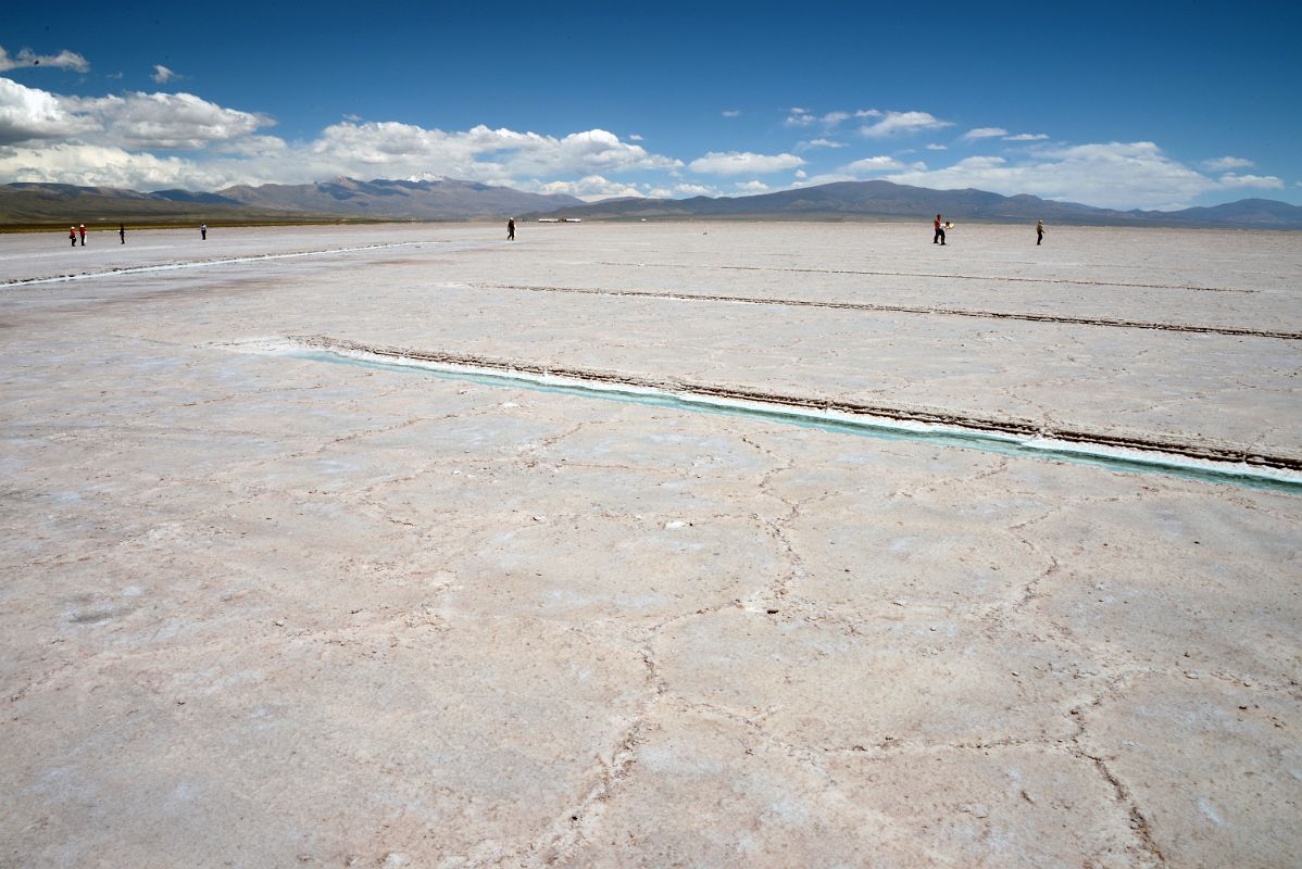12 Walking On The Salinas Grandes Dry Salt Lake Argentina